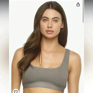 NWT Felina Lurra Cotton Span Rib Bralette  M